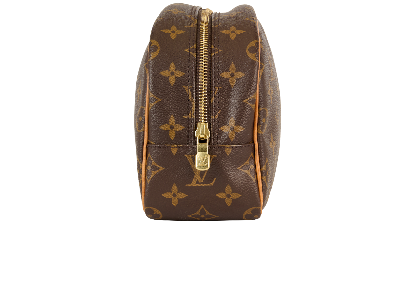 Louis Vuitton Cosmetic Pouch GM, &pound;350, Accessories, Brown, Canvas, Side view